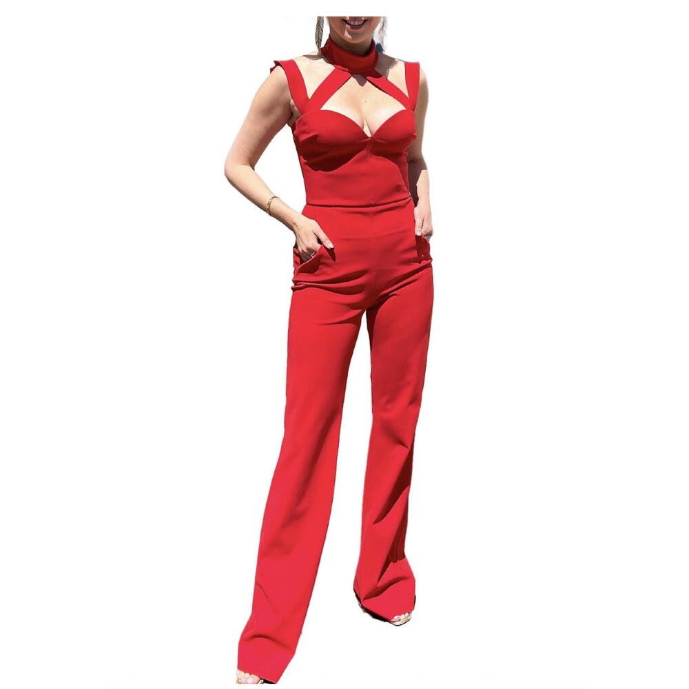 NEW CHIARA BONI shamsy jumpsuit in passion